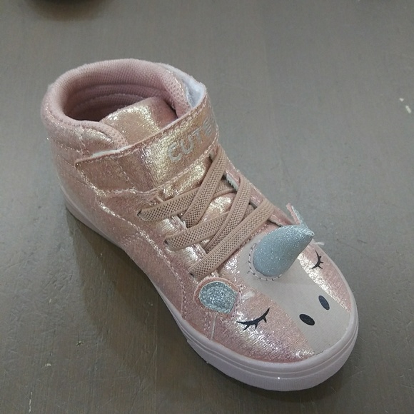 Girls BLUSH Hi-Top Unicorn Sneakers - Picture 8 of 8